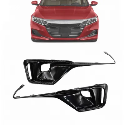 OEM Auto Parts Front Bumper Accessories Black Fog Light Lamp Cover for Honda Accord 2021 2022