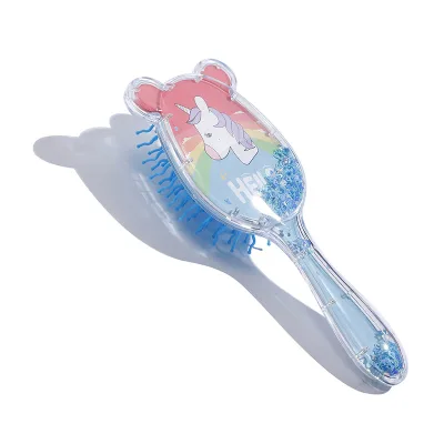 Cartoon Cute Plastic Hair Brush Travel-Safe Kids Hair Combs for Long Hair Fashion Style for Home & Salon Use