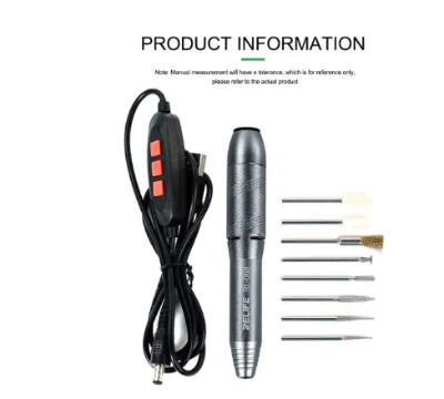 RELIFE RL-068 Electric Adjustment Grinding Pen for Mobile Phone CPU Repair Cutting Mini Grinding Polishing Tools