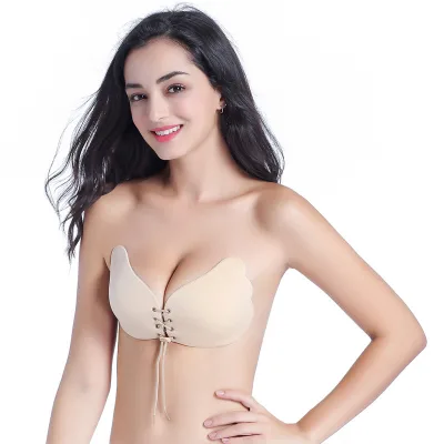 STZAN-180001 New Arrival Silicone Bra Women's Sexy Underwear Ladies Invisible Bra Push up Lingerie