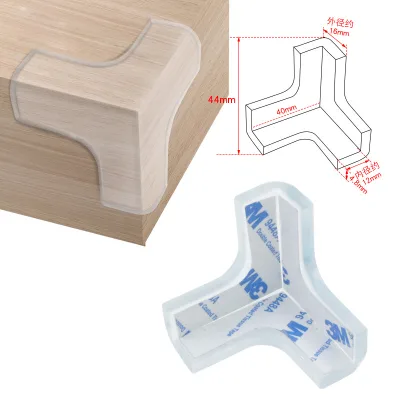 Big Size Corner Protector Baby Proofing Safety Table Corner Guards Clear Edge Bumpers Guard for Baby