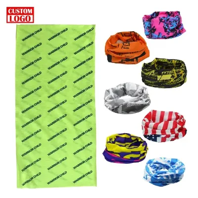 Headwear Microfiber Tube Bandana Uv Protect Neck Gaiter Seamless Bandana