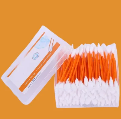 120PCS Colorful Flexible Plastic Stick Cotton Swab Factory Customized OEM ODM Manufacturer China Best Factory