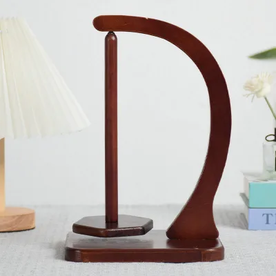 Wooden Yarn Holder Spinning Knitting Tools Crochet Yarn Holder Rotating Magnetic Thread Spool Wool Ball Winder Rotation Spinner
