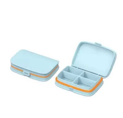Quality and Quantity Assured Daily Pill Organizer 8 Compartments Portable Pill Case Pill Box