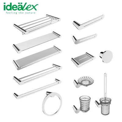 Ares Idealex Hot Sale Toilet Paper Holder Towel Ring Rack Bathroom Hardware Accessories Set