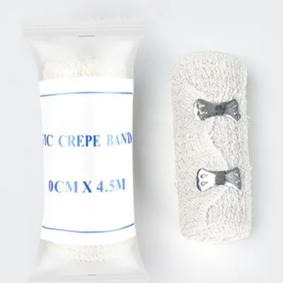Customized High Quality 100% Cotton Tubular Bandage Medical Professional Crepe Bandage for White Color