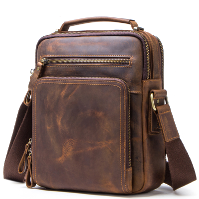 Vintage Genuine Leather Shoulder Messenger Bag