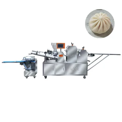 PLC Control High Efficiency Steamed Stuffed Bun Moulding Machine Round Buns Square Buns Momo