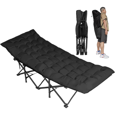 1200D Oxford Double Layer Fabric Modern Foldable Aluminum Cots for Outdoor Camping