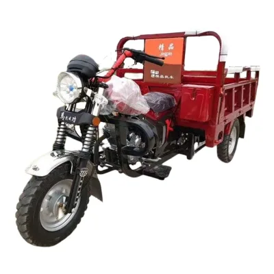 Fuel Tricycle Motorcycle Agricultural Dump Tipper for Mountain Cargo Transportation Mining Tricycle, Tipper Bucket Customizable