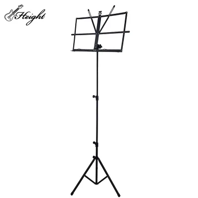 JYC-Y-A1 Adjustable Foldable Sheet Music Stand Small Music Stand for Sheet Music and Notebook for Musical Instruments