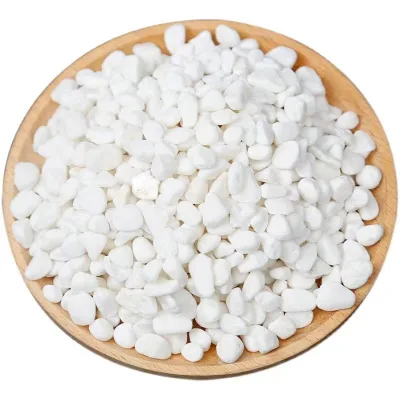 Decorative Pebbles White Pea Gravel Aquarium Gravel Cobbles & Pebbles Landscape Stone White Stone for Garden