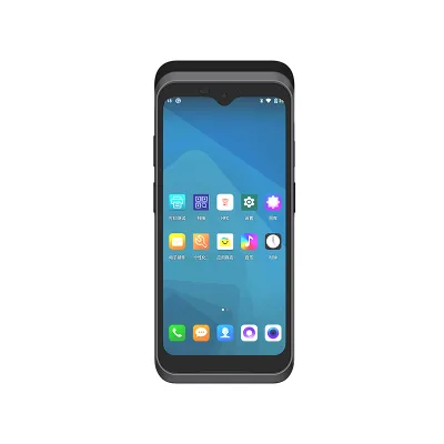 Handheld POS Receipt Printer Android 10 with Google Play 6.2 Inch Touchscreen 58mm Width Thermal Label Printing for Supermarket