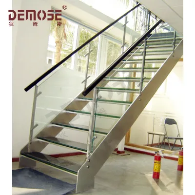 Modern Design Toughened Glass for Steel and Glass Stairs Durable Feature