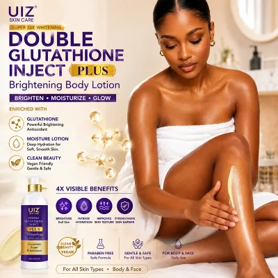 Double Glutathione Plus Glow Brightening Body Lotion 500ml Smooth Radiant Skin Care Glutathione Moisturizing Face Body Lotion