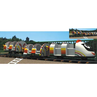 Factory New Product Kids Amusement Park Rides Electric Track Train