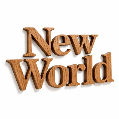 Customized Wooden Signs Laser-Cut Inspirational Quotes 3D Character Acrylic and Wood Letters From Top Manufacturer