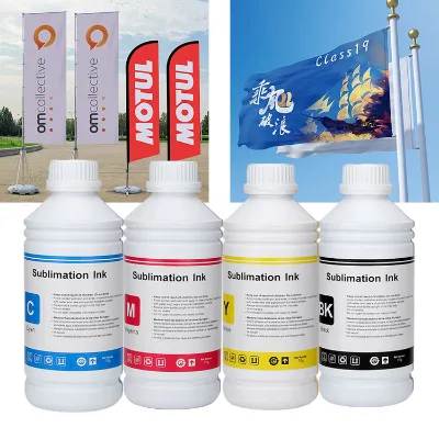 Goosam 1000 ML Heat Treansfer Dye Sublimation Refill Ink for Kyocera Kj4B Kj4C Kjab Printer Head on Textile