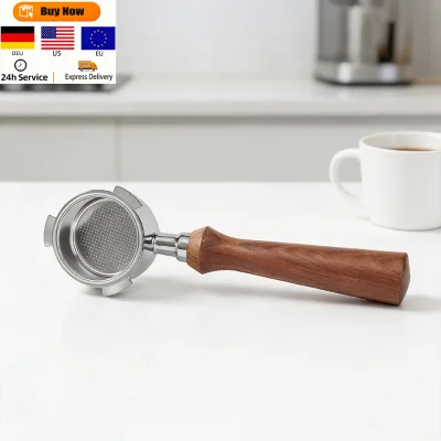 Customized Stainless Steel Espresso Portafilter 58mm Filter Holder with Custom Logo