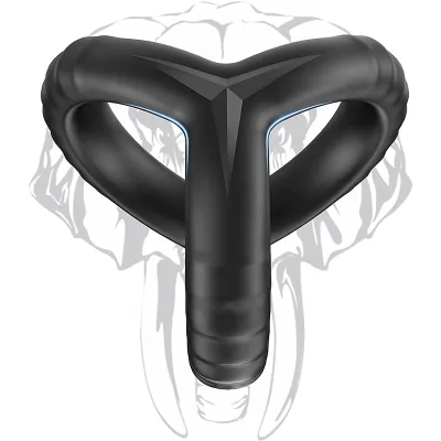 Ultra Soft Silicone Men's Cock Ring Triangular Design for Erection Enhancement High Elasticity Penis Ring