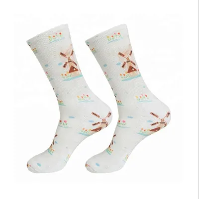Promotion Custom Athletic 360 Sublimation Digital Print Socks
