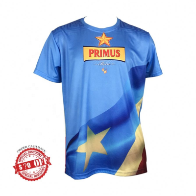 Recycled Sublimation Printing T-Shirt Design Brand Big Full Color Printed Tshirt