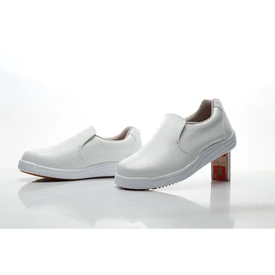 Accept Customized Other Colors Full Size Acid Alkali Resistant Anti Slide Lightweight White Chef Kitchen Shoes