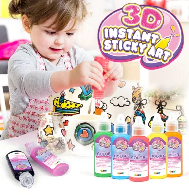 EBAYRO Plastic Window Cling Art & Suncatcher Double Craft Kit for Kids 3D Instant Sticky Art Model 9013E Ages 2-12