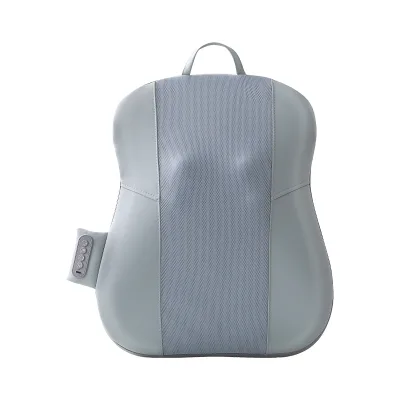 Wholesale Electric Shiatsu Heating Back Massager Cushion Self Adaptive Guide Rail Rechargeable Wireless Lumbar Massage Pillow