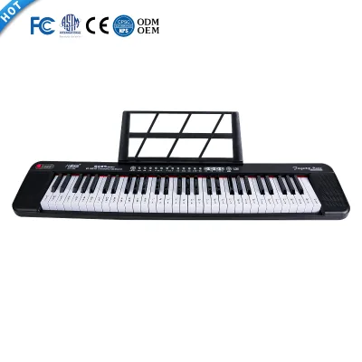 BD Music Piano Keyboard 61-Keys Digital Electronic Piano with Dual Keyboards and Triple Display - 3 Color Options
