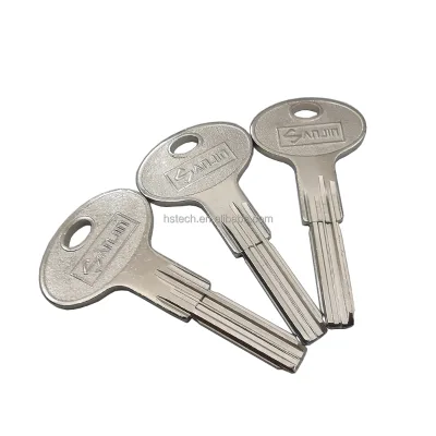 JS1510 Security Door Key Blank Computer Punching Slot Key Blank Positive And Negative Slots Can Be Selected
