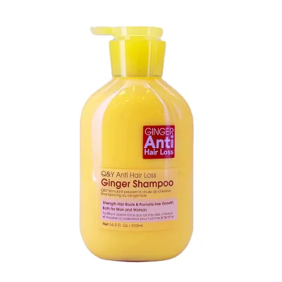 Wholesale Private Label OEM Hair Treatment Anti-hair Loss Ginger Essential Natural Formula Deep Cleaning Shampoo