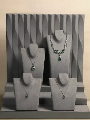 Open-ended Figure Neck Necklace Display Stand Jewelry Pendant Rack Window Counter Ornaments Display Props