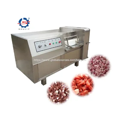 Full Automatic Frozen Meat Dicer Flaker Cutting Machine