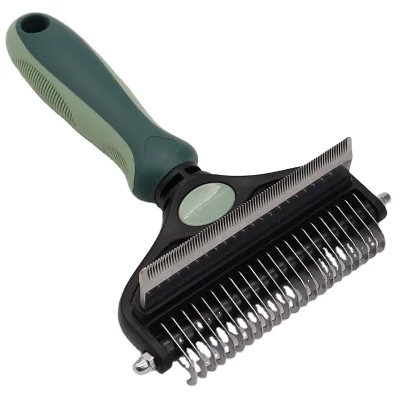 Factory Wholesale New 2-in-1 Pet Grooming Comb Open Knot Design for Cat and Dog for Shedding Brush Grooming