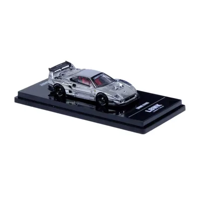 Inno64 IN64-LBWKF40-CHS 1/64 LBWK F40 Chrome Silver Hobby Expo China 2024 Diecast Scale Model Car