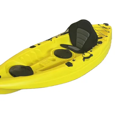 High Quality LLDPE Ocean Canoe Sit in Single Sea Kayak with Rotomolded Plastic