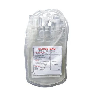 Double Triple Quadruple Blood Bag Transfusion CPDA-1 450ml Blood Transfer Bag
