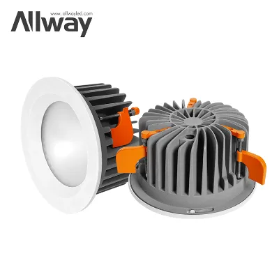 For Wholesale Modern Aluminum Adjustable Indoor Frame White 10W 15W 25W 40W 50W Mini LED Downlight Fitting
