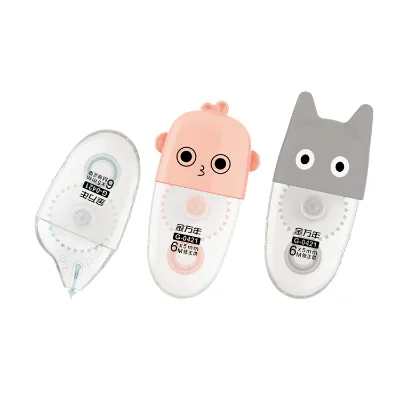 Unique design Carton animals shapes paper lead 5mm*6m G-0421 correction correcting tape
