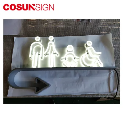 COSUN LED Illuminated Toilet Restroom Sign