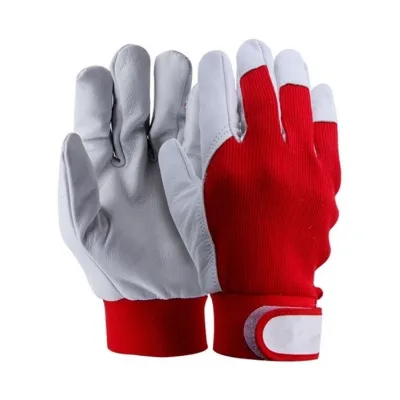 Sheepskin Half-Skin Gloves Soft Anti-Scalding Flexible Industrial Labour Protection Welding Summer Winter Use Medium Thickness