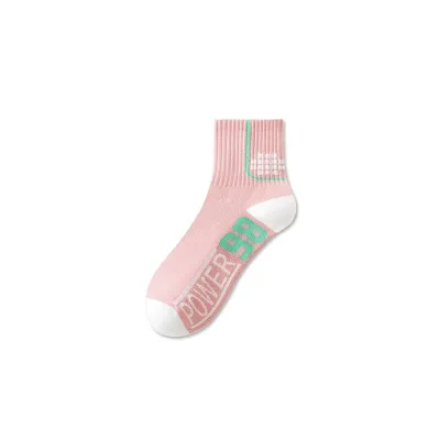 Professional Women's Mid-Tube Cotton Running Sports Socks Knitted Crew Height Body for Marathon Basketball Fitness Badminton