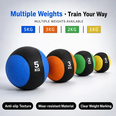 OEM Premium Heavy Duty Anti-Burst Rubber Wall Ball Medicine Ball for Functional Athletics Training Explosive Power Exercise