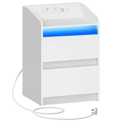 Adjustable Height Wooden Bedside Table Modern Design Wheelchair Accessible Medical Furniture for Bedroom and Living Room