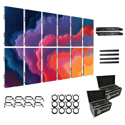 New Arrivals Portable LED Video Wall P3.91 High Brightness Indoor Outdoor IP65 Waterproof Cabinet 5-Year Warranty Shopping Mall