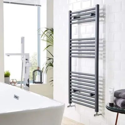 Ladder Towel Rail Heated Towel Rail Difference Surface Chrome Black Matt Gold Flat Towel Rail