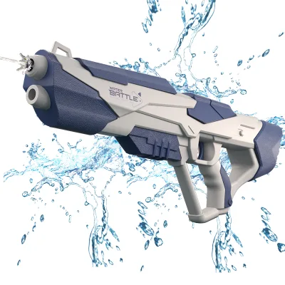 Battery Powered Water Squirt Gun Portable Plastic Large Size Rechargeable High Pressure Pistol Water Gun Shooting Toy