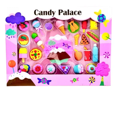 Detachable Eraser l Retractable Pencil Eraser for Primary School Students Rubber Eraser